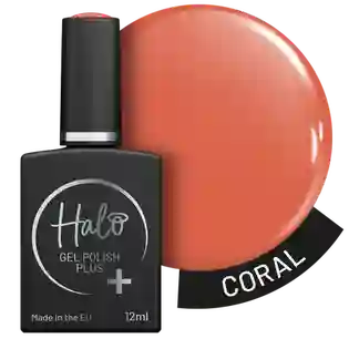 Halo Gel Polish Plus 12ml (Coral)