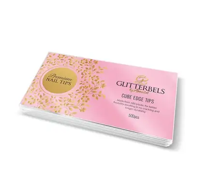 Glitterbels Cube Edge Nail Tips